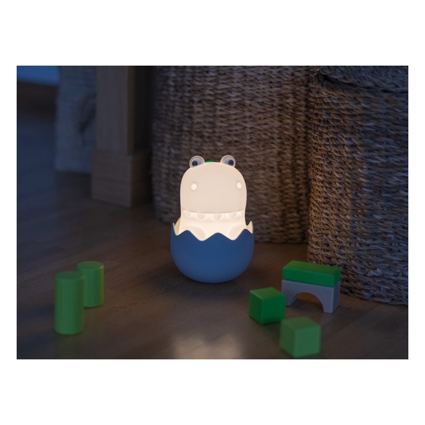 MegaLight - LED RGB Dimmable rechargeable children's touch lamp DIGGY DINO LED/5V