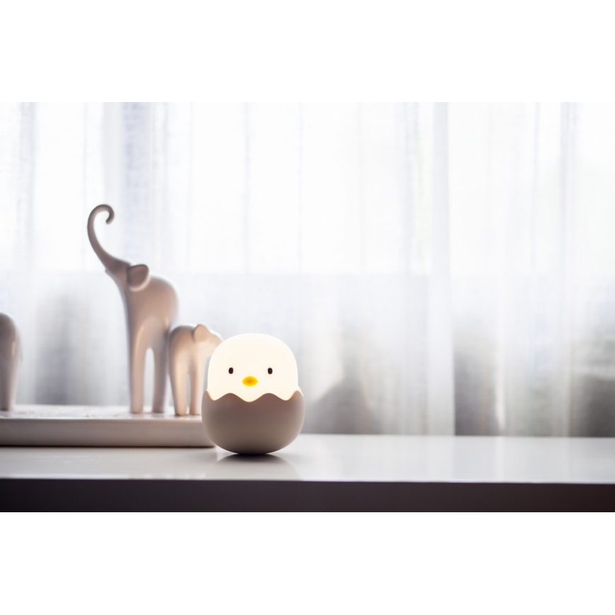 MegaLight - LED RGB Dimmable rechargeable children's touch lamp EGGY EGG LED/5V