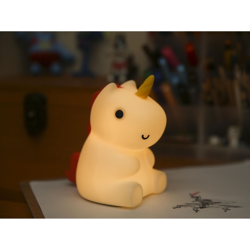 MegaLight - LED RGB Dimmable rechargeable children's touch lamp MAGGY MAGIC LED/5V