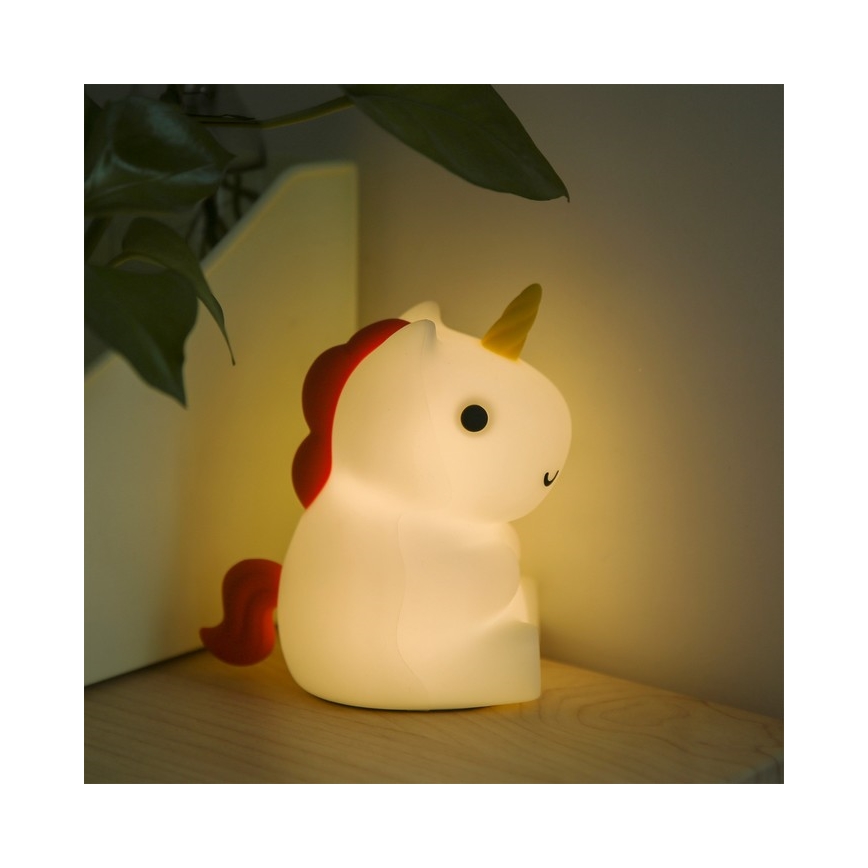MegaLight - LED RGB Dimmable rechargeable children's touch lamp MAGGY MAGIC LED/5V
