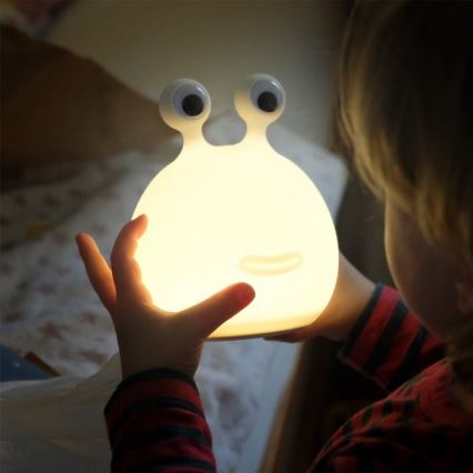 MegaLight - LED RGB Dimmable rechargeable children's touch lamp MOMO MOON LED/5V