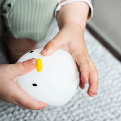 MegaLight - LED RGB Rechargeable children's touch bathtub lamp SWIMMY DUCK LED/5V IP67