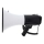 Megaphone with an external microphone USB 25W/8xC white/black