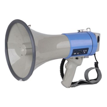 Megaphone with external microphone and USB 20W/8xC