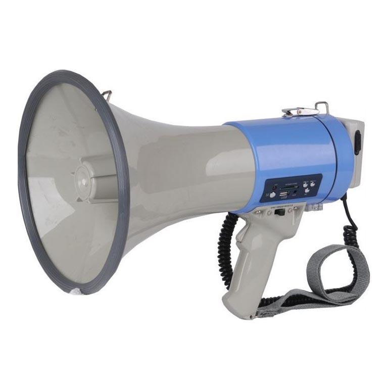 Megaphone with external microphone and USB 20W/8xC