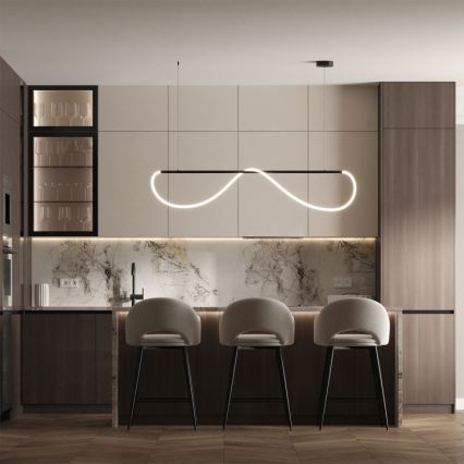 MELECA LED Cable Pendant Light LED/36W/230V 3000/4000/6000K 160 cm Black