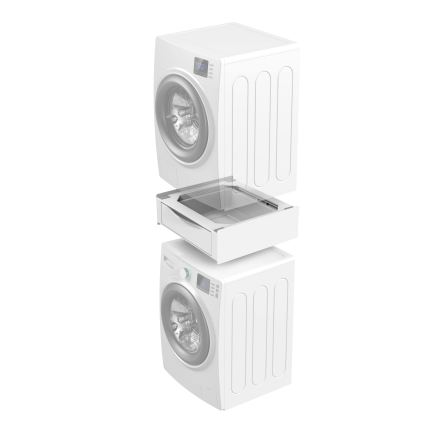 Meliconi 656112 - Washer and Dryer Pedestal with 28 L Pull-Out Drawer, White