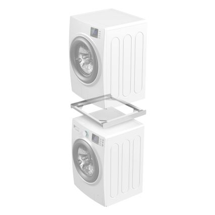 Meliconi 656115 - Stacking kit for washing machine and dryer, 70 cm, white