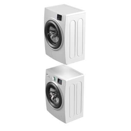 Meliconi 656116 - 46 cm stacking adapter for washer and dryer, white