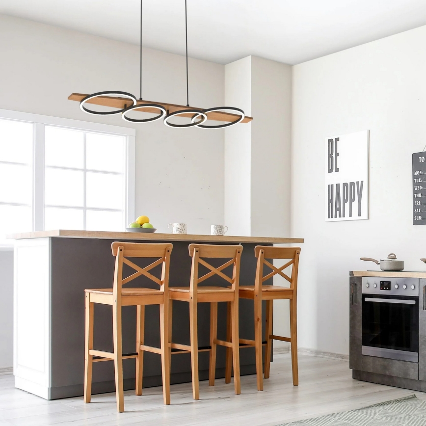 MELISA LED/35W/230V Pine Cable Pendant Light