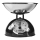 Melissa - Retro kitchen scale with bowl, black