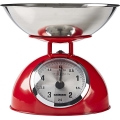 Melissa - Retro kitchen scale with bowl, red