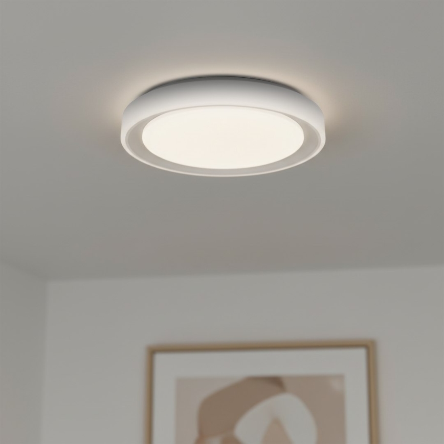 LED RGBW Dimmable ceiling light MELO LED/36W/230V 3000-6000K Ø 39 cm white + remote control