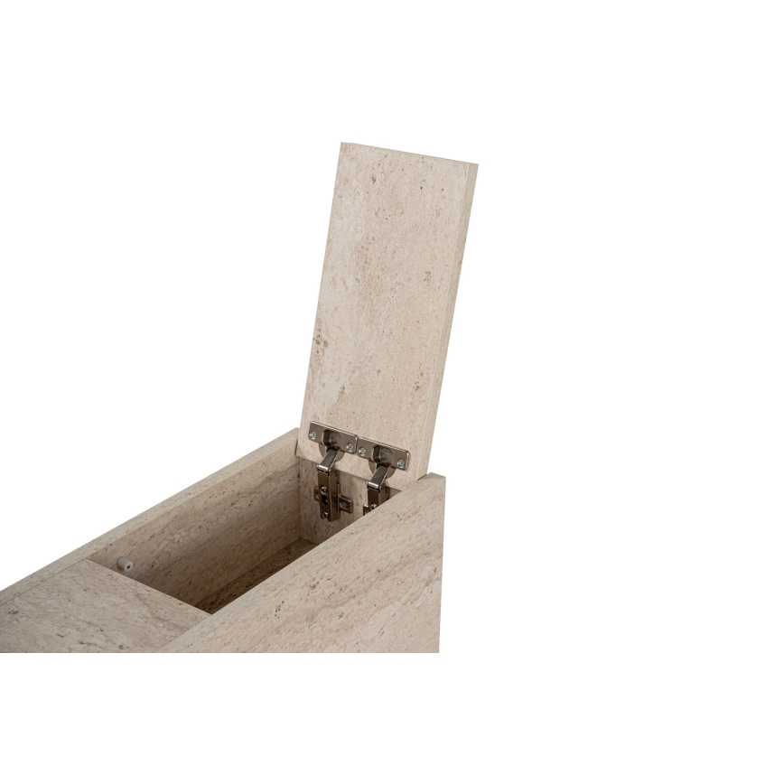 MELODY Bathroom Cabinet, Beige Marble Finish
