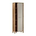 MENTA Bookcase 66x200x37 cm Wotan Oak/Gray