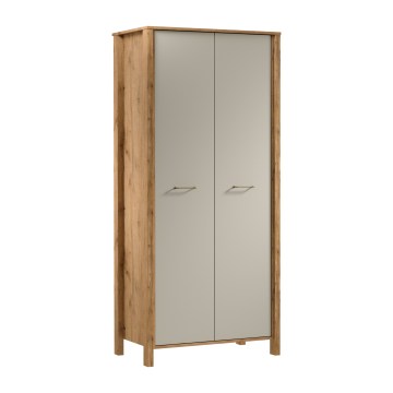 MENTA chest of drawers 90x200x53 cm Wotan oak/grey