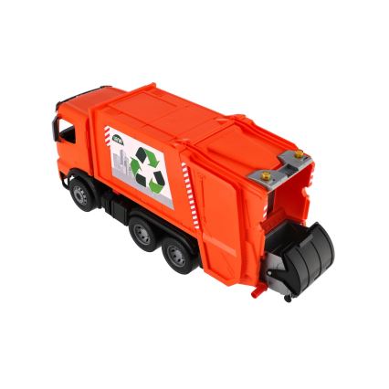 Mercedes WORXX Garbage Truck, 53 cm, Orange