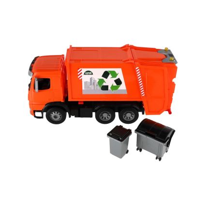 Mercedes WORXX Garbage Truck, 53 cm, Orange