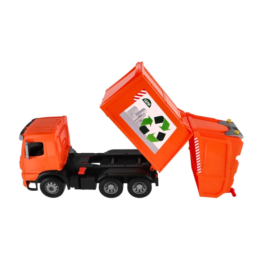 Mercedes WORXX Garbage Truck, 53 cm, Orange