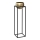 Metal flowerpot 111,3x29 cm black/gold