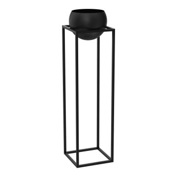 Metal flowerpot 111,3x29 cm black