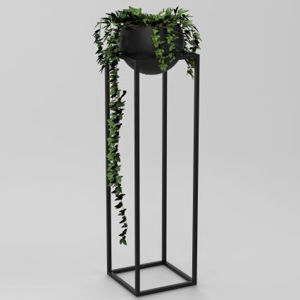Metal flowerpot 111,3x29 cm black