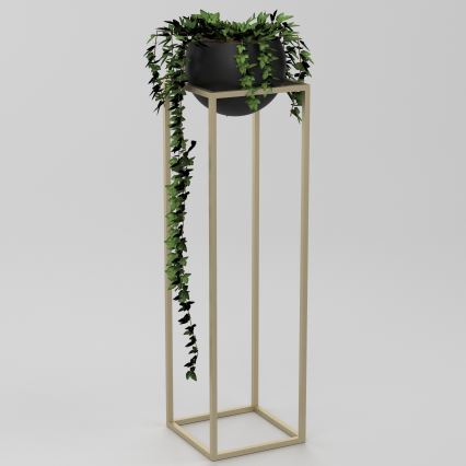 Metal flowerpot 111,3x29 cm gold