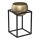 Metal flowerpot 51,3x29 cm black/gold