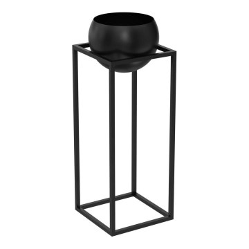 Metal flowerpot 81,3x29 cm black