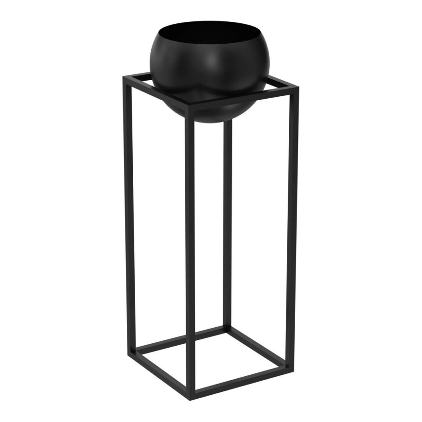 Metal flowerpot 81,3x29 cm black