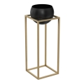 Metal flowerpot  81,3x29 cm gold