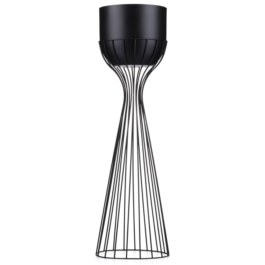 Metal flowerpot LOFT 68x20 cm black