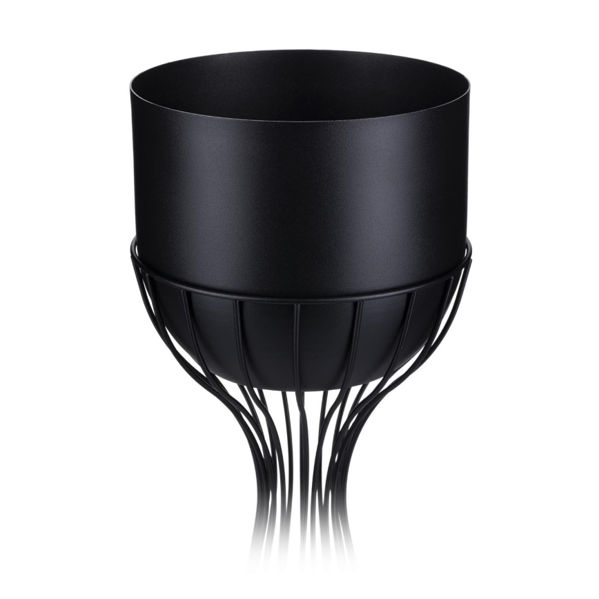 Metal flowerpot LOFT 68x20 cm black