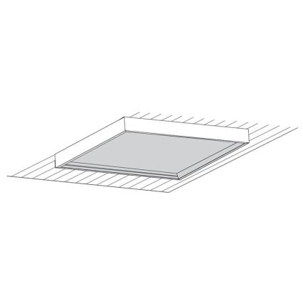 Metal frame for installation of LED panels 600x600mm