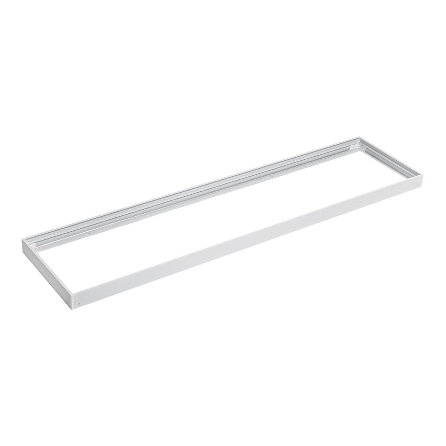 Metal frame for the installation of LED panels 1200x300 mm white