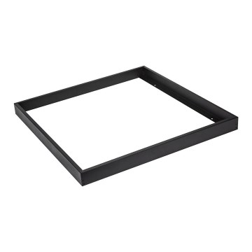 Metal frame for the installation of LED panels 600x600 mm black