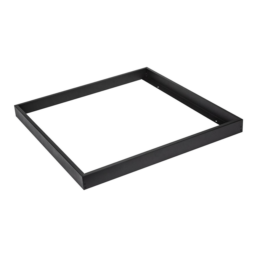 Metal frame for the installation of LED panels 600x600 mm black