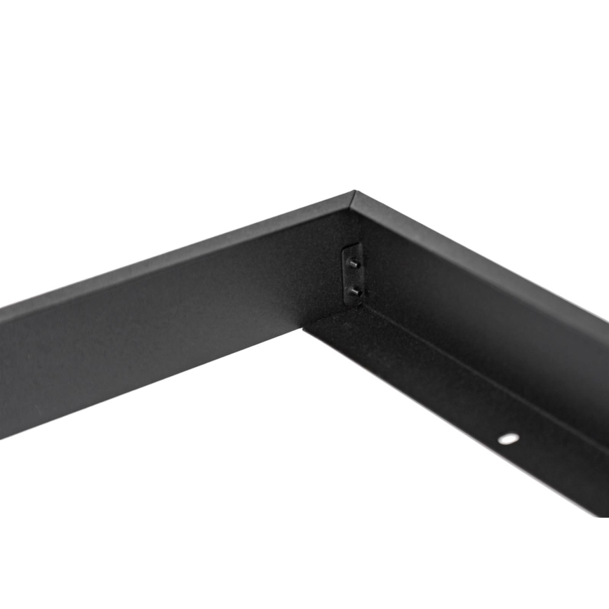 Metal frame for the installation of LED panels 600x600 mm black