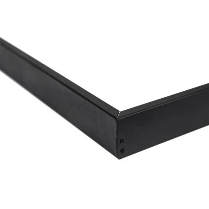 Metal frame for the installation of LED panels 600x600 mm black