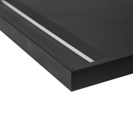 Metal frame for the installation of LED panels 600x600 mm black