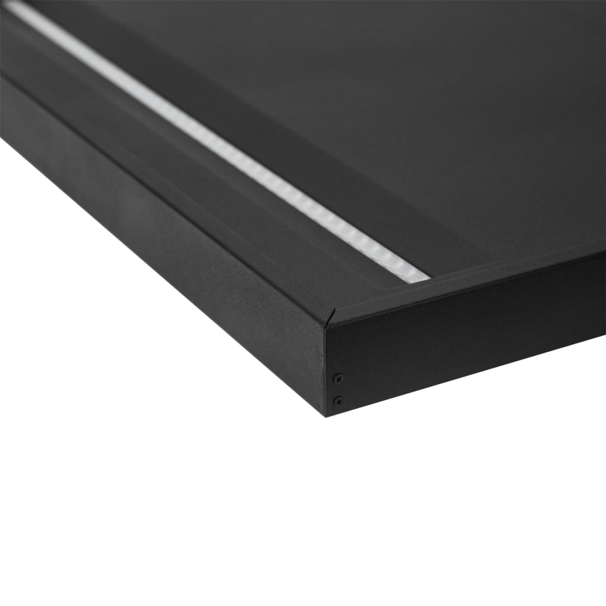 Metal frame for the installation of LED panels 600x600 mm black