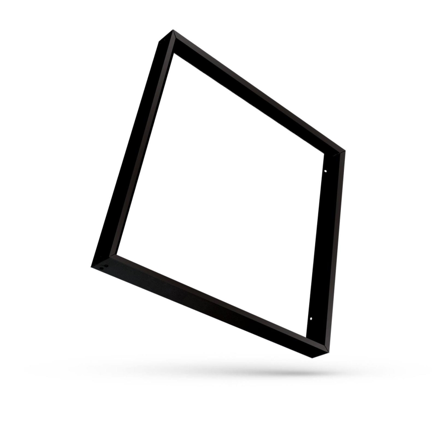 Metal frame for the installation of LED panels 600x600 mm black
