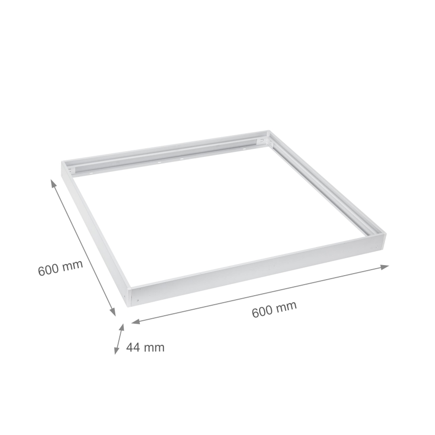 Metal frame for the installation of LED panels 600x600 mm white