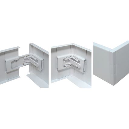 Metal mounting frame for STELLA 60x60 cm LED panels, white