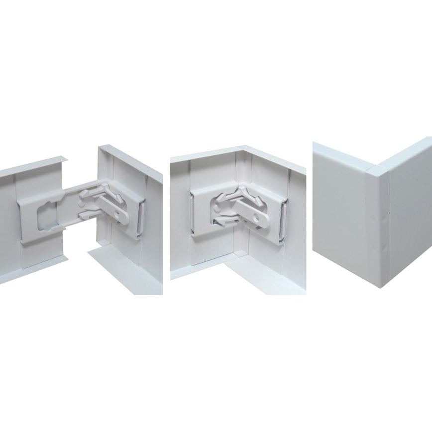 Metal mounting frame for STELLA 60x60 cm LED panels, white