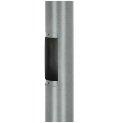 Metal pole for BASE outdoor lighting post, 3 m, gray