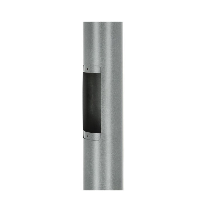 Metal pole for BASE outdoor lighting post, 3 m, gray