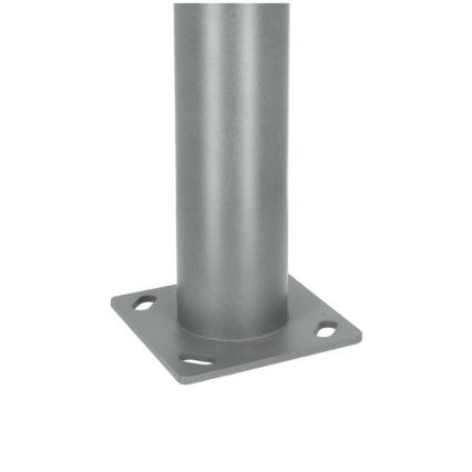 Metal pole for BASE outdoor lighting post, 3 m, gray