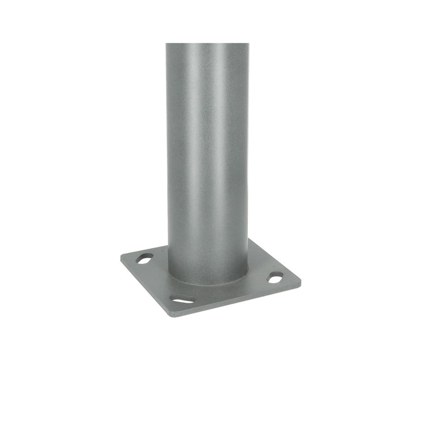 Metal pole for BASE outdoor lighting post, 3 m, gray