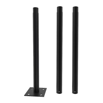 Metal pole with stand for solar light 3 m